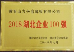 2018年湖北企业100强